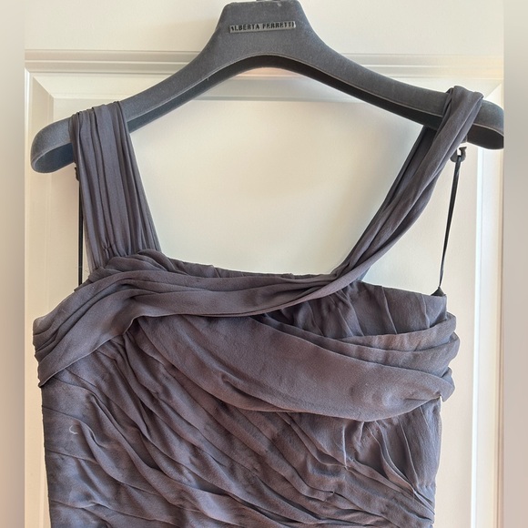 Alberta Ferretti full length grey dress - Picture 2 of 9